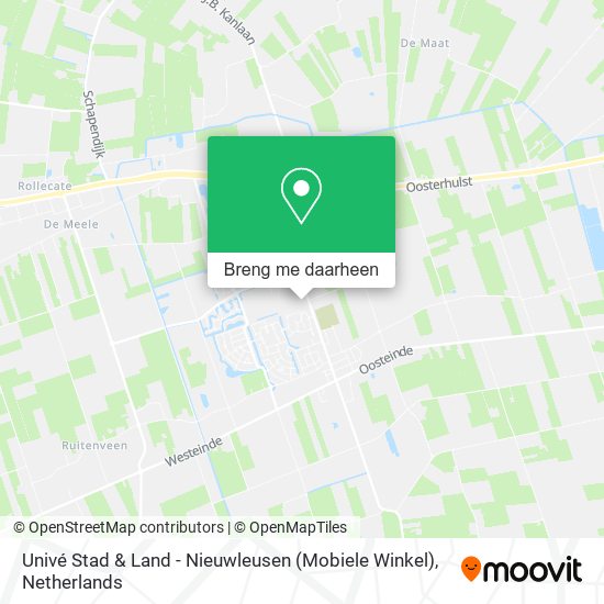 Univé Stad & Land - Nieuwleusen (Mobiele Winkel) kaart