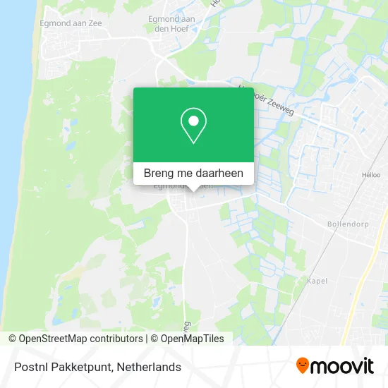 Postnl Pakketpunt kaart
