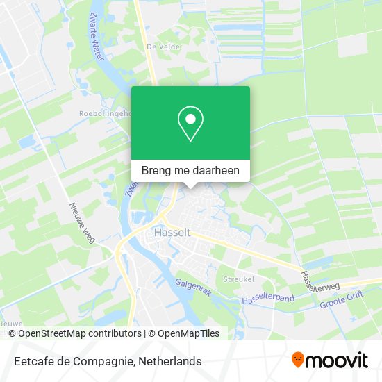 Eetcafe de Compagnie kaart