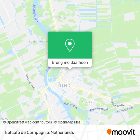 Eetcafe de Compagnie kaart