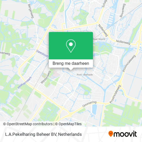 L.A.Pekelharing Beheer BV kaart