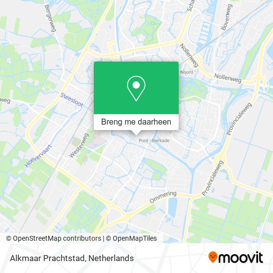 Alkmaar Prachtstad kaart