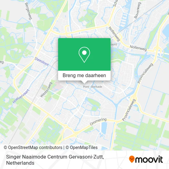 Singer Naaimode Centrum Gervasoni-Zutt kaart