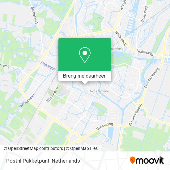 Postnl Pakketpunt kaart