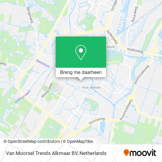 Van Moorsel Trends Alkmaar BV kaart