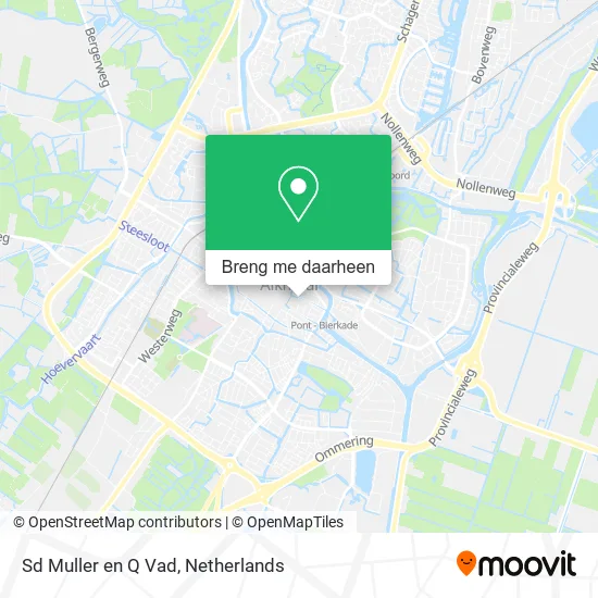 Sd Muller en Q Vad kaart
