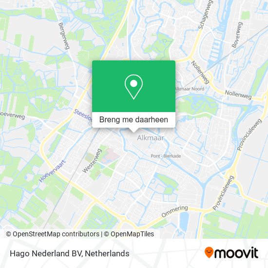 Hago Nederland BV kaart