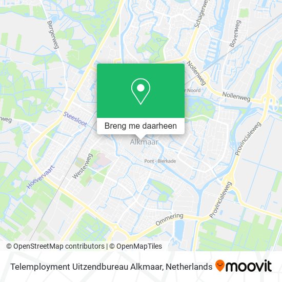 Telemployment Uitzendbureau Alkmaar kaart