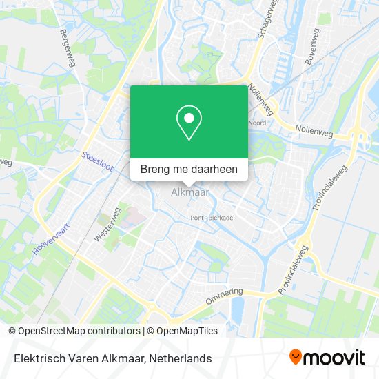 Elektrisch Varen Alkmaar kaart