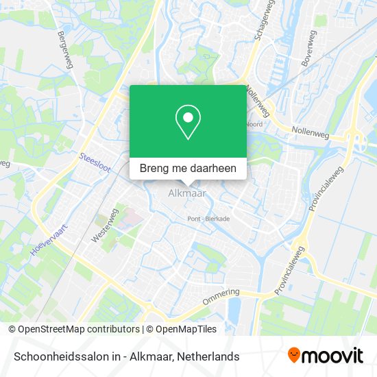 Schoonheidssalon in - Alkmaar kaart