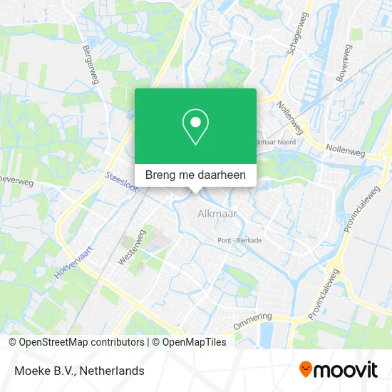 Moeke B.V. kaart