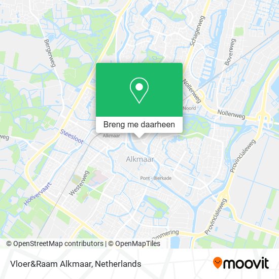 Vloer&Raam Alkmaar kaart