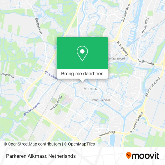 Parkeren Alkmaar kaart