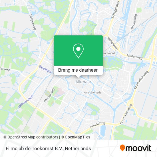 Filmclub de Toekomst B.V. kaart