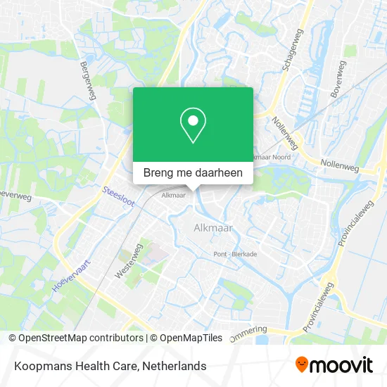 Koopmans Health Care kaart