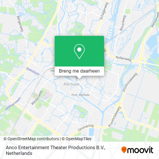Anco Entertainment Theater Productions B.V. kaart