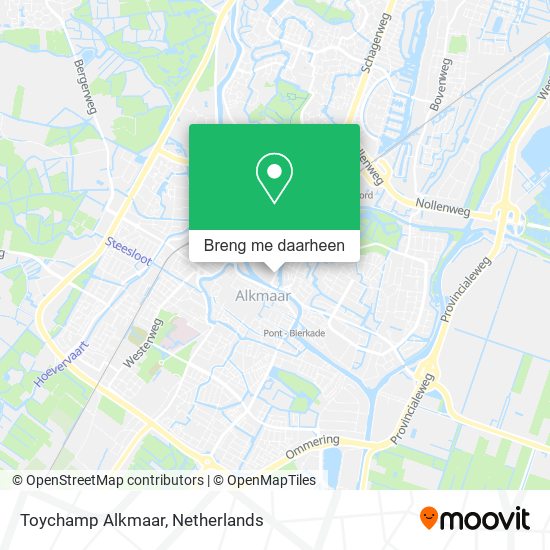 Toychamp Alkmaar kaart