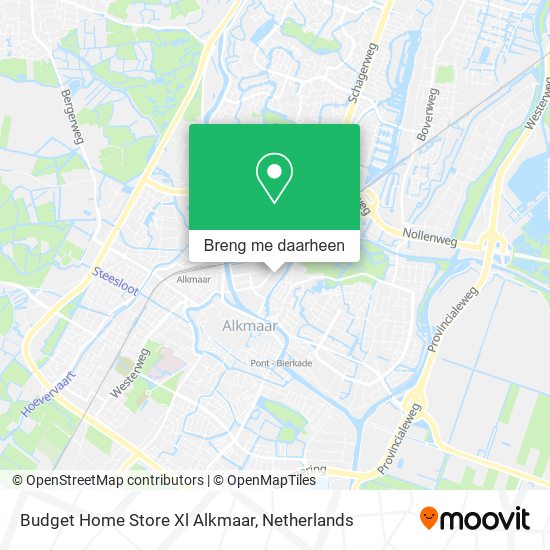 Budget Home Store Xl Alkmaar kaart