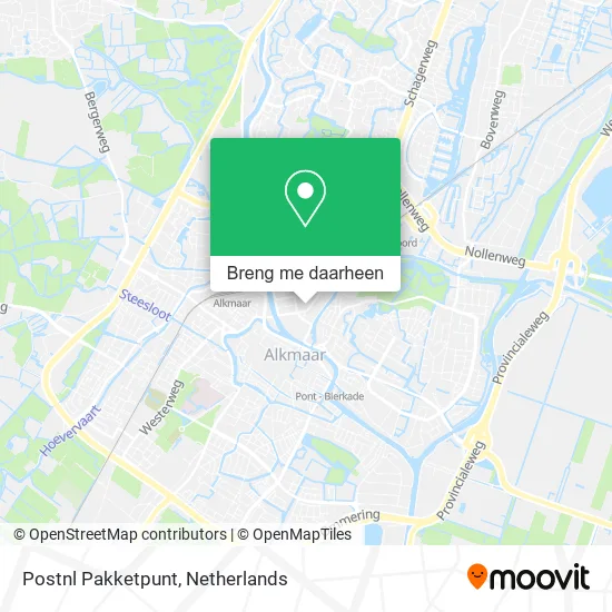 Postnl Pakketpunt kaart