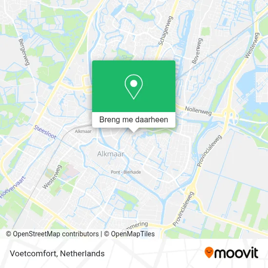 Voetcomfort kaart
