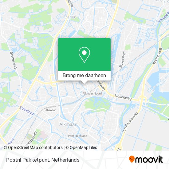 Postnl Pakketpunt kaart