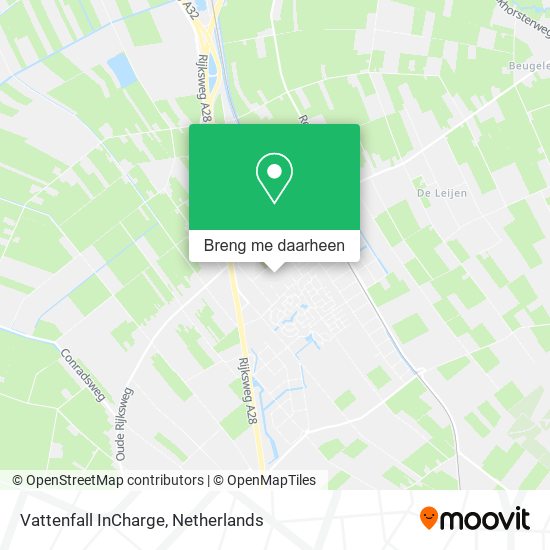 Vattenfall InCharge kaart