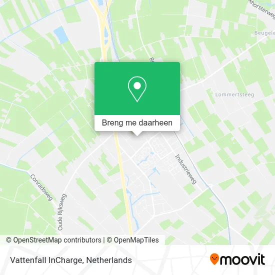 Vattenfall InCharge kaart