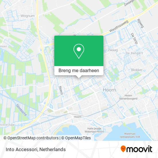 Into Accessori kaart