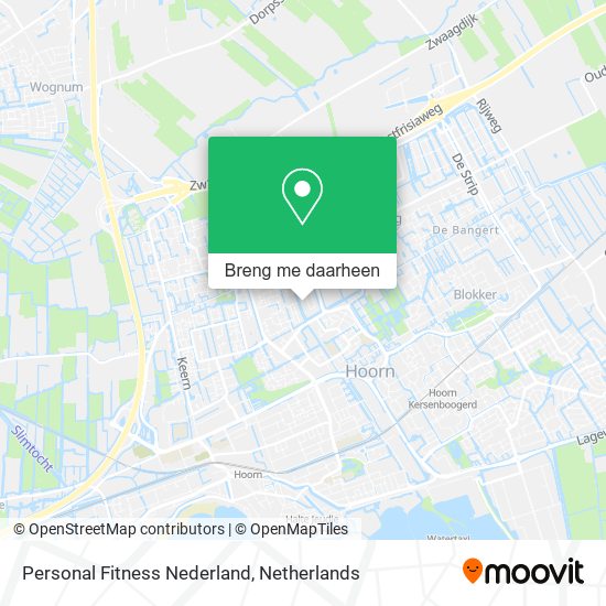 Personal Fitness Nederland kaart