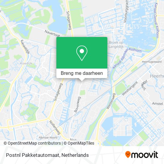 Postnl Pakketautomaat kaart