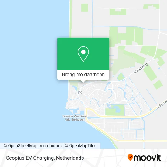 Scopius EV Charging kaart