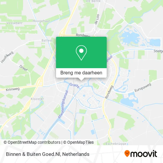 Binnen & Buiten Goed.Nl kaart