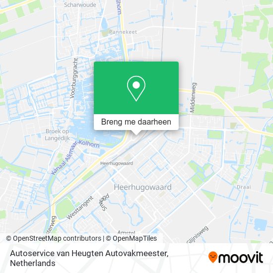 Autoservice van Heugten Autovakmeester kaart