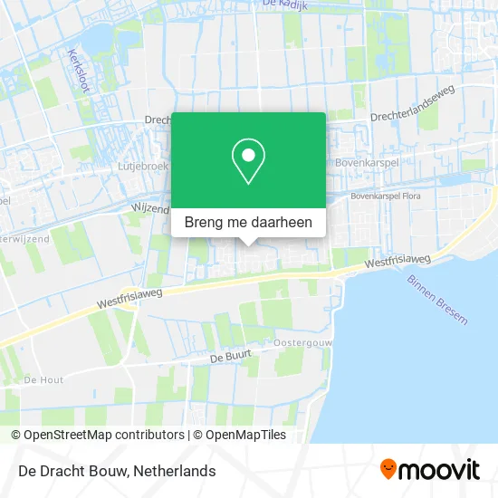 De Dracht Bouw kaart