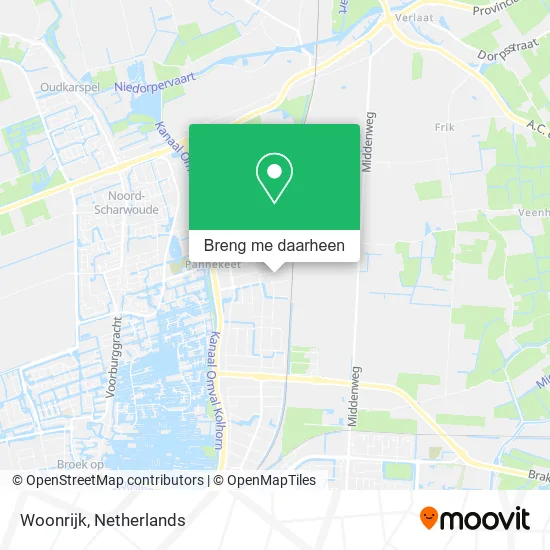 Woonrijk kaart