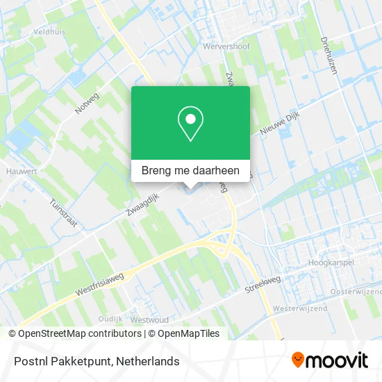 Postnl Pakketpunt kaart