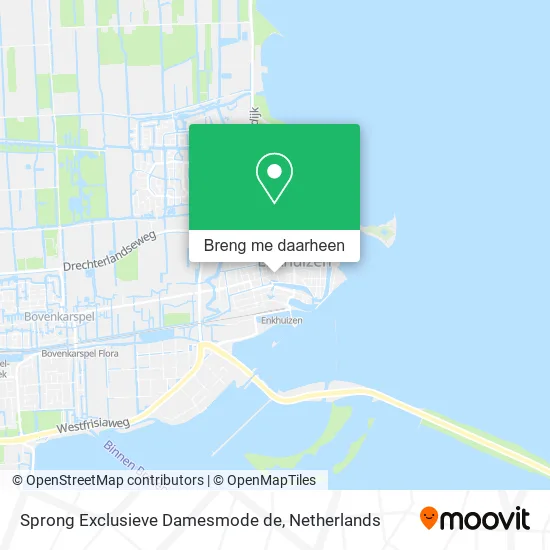 Sprong Exclusieve Damesmode de kaart