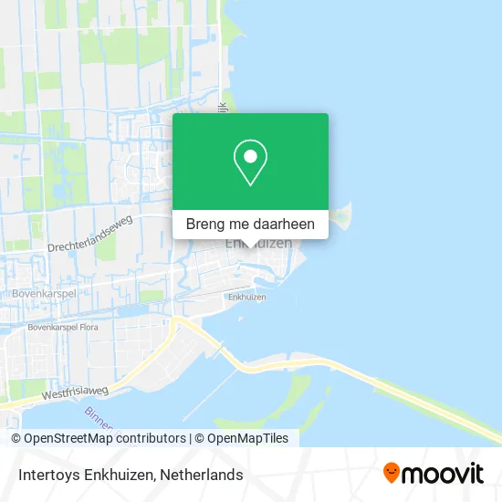 Intertoys Enkhuizen kaart