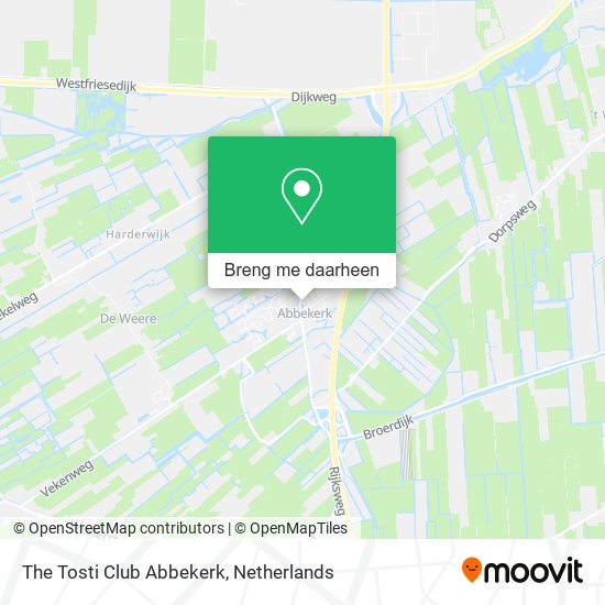 The Tosti Club Abbekerk kaart