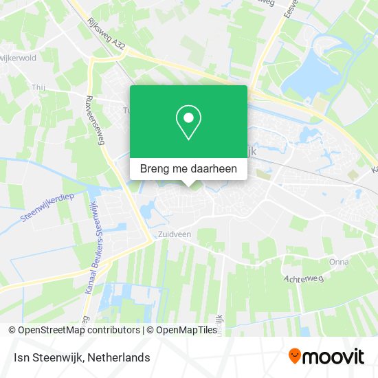 Isn Steenwijk kaart