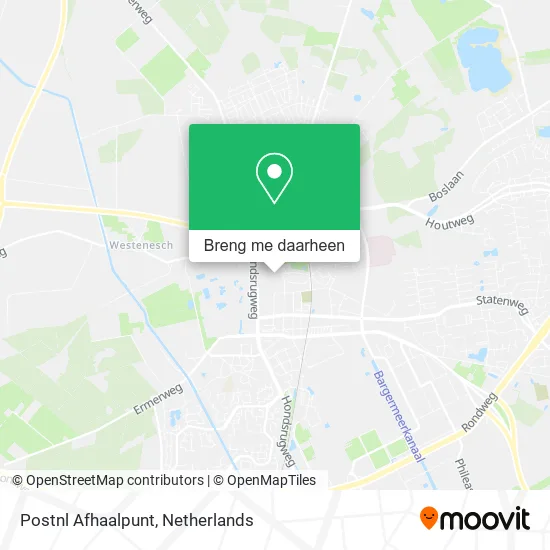 Postnl Afhaalpunt kaart