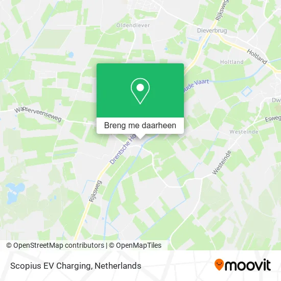 Scopius EV Charging kaart