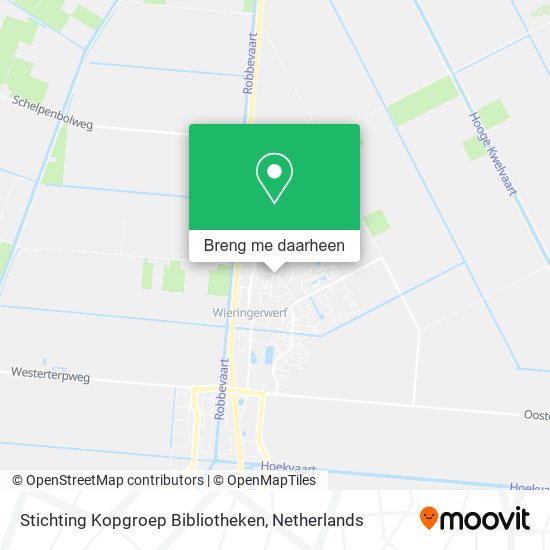 Stichting Kopgroep Bibliotheken kaart