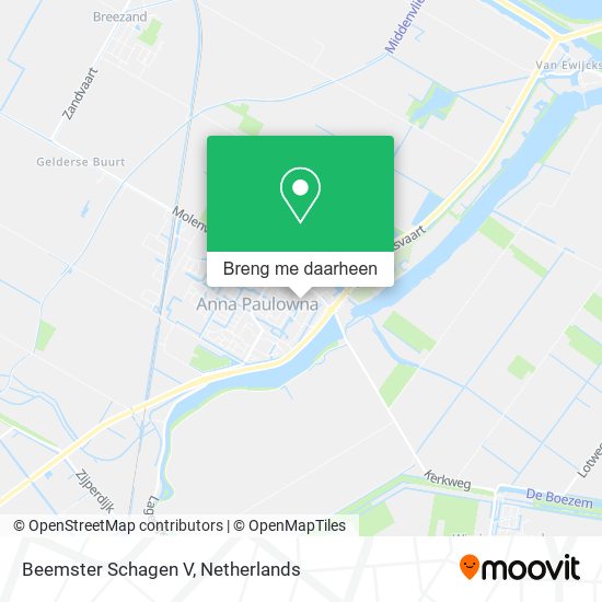 Beemster Schagen V kaart