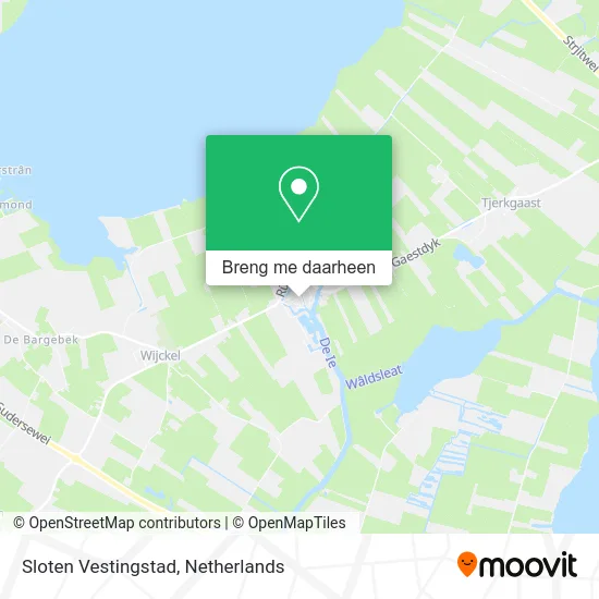 Sloten Vestingstad kaart