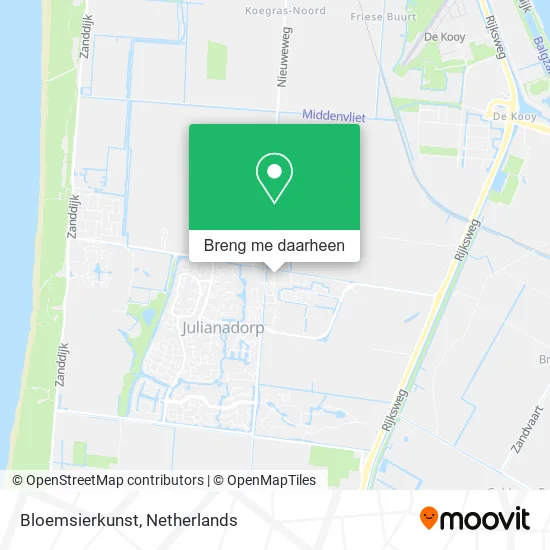 Bloemsierkunst kaart