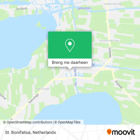 St. Bonifatius kaart