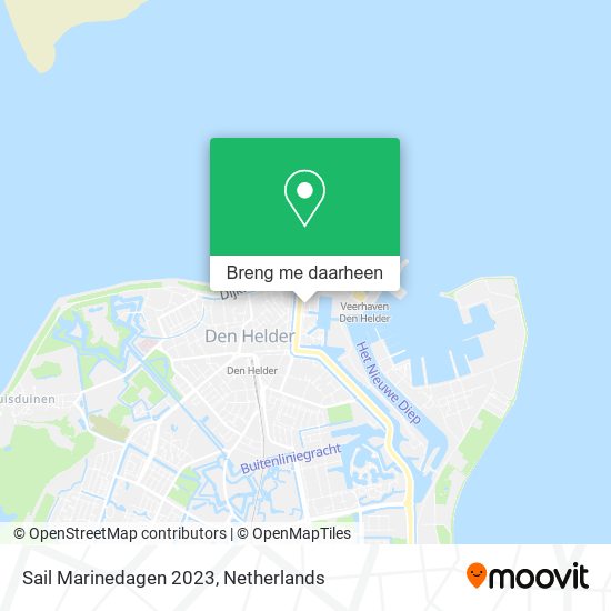 Sail Marinedagen 2023 kaart