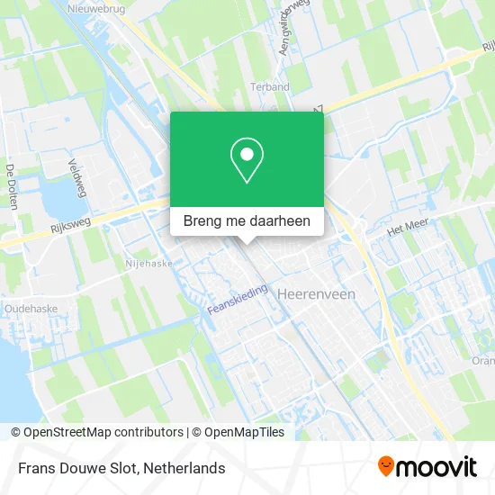 Frans Douwe Slot kaart