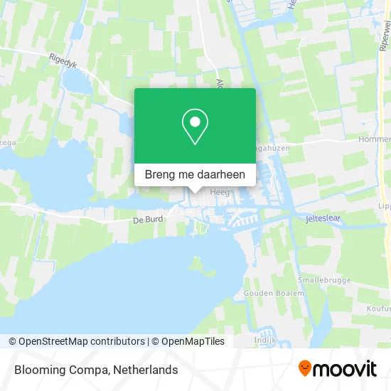 Blooming Compa kaart